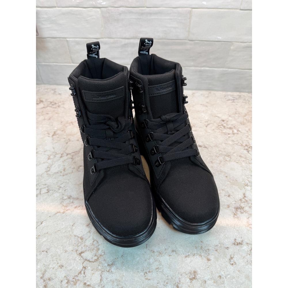 Dr. Martens Combs W Black Ajax Extra Tough Poly Combat Boots Womens 6